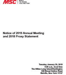 2018 Proxy Statement cover image